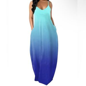 Everyday Black Spaghetti-Strap Maxi Dress